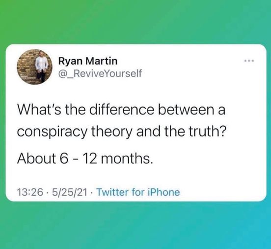 What's The Difference Between Conspiracy Theory and Truth