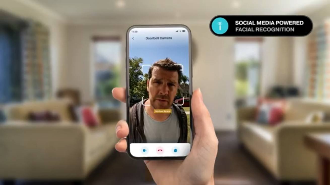 social-media linked doorbell camera